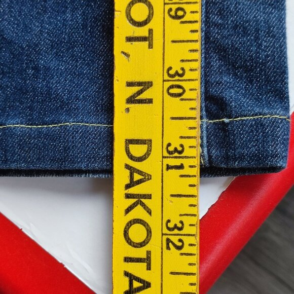 Kenneth Cole boot cut jeans women's size 26 ink blue mid-rise - Picture 14 of 16